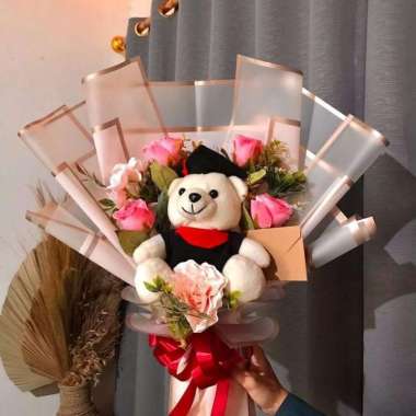 Buket wisuda/bouquet wisuda,hadiah wisuda,kado wisuda,boneka wisuda