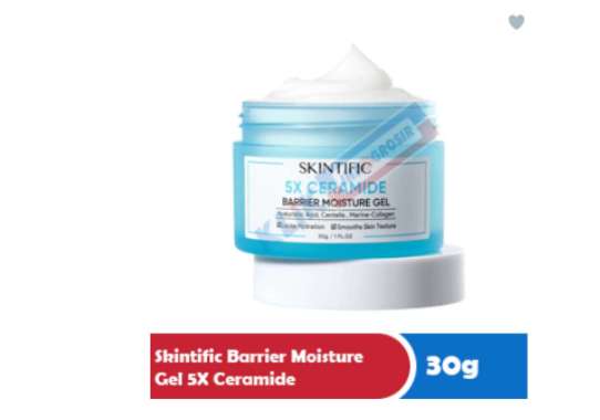 SKINTIFIC MOISTURE GEL MSH NIACINAMIDE BOX 30g SKINTIFIC BRIGHTENING MOISTURE GEL MSH NIACINAMIDE