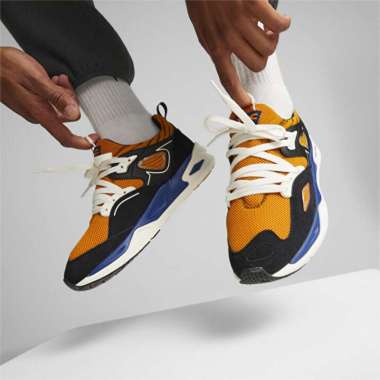Puma Sepatu Sneakers Pria TRC Blaze SPXP Puma Black-Orange Brick 387510 02 7