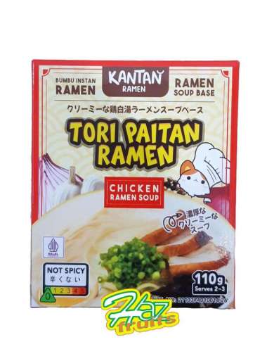 Tori Paitan Ramen Kantan Chicken Ramen Soup 110 Gr | Bumbu Instan Ramen