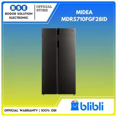 Kulkas Side by Side Murah Midea MDRS710FGF28ID 548 Liter Side by Side Midea 548L