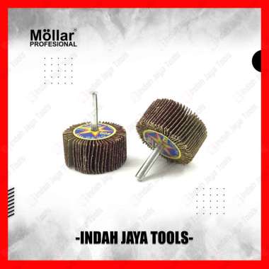 MOLLAR Abrasive Flap Wheel 20 X 25 X 6 MM - Amplas Kipas Mata Bor Amplas Tuner Grinder Gerinda GRIT