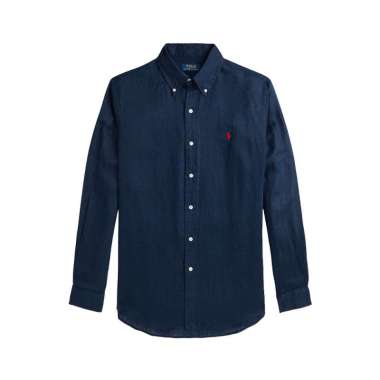 Polo Ralph Lauren Camicie Slim Fit Long Sleeve Shirt Navy Blue M Blue