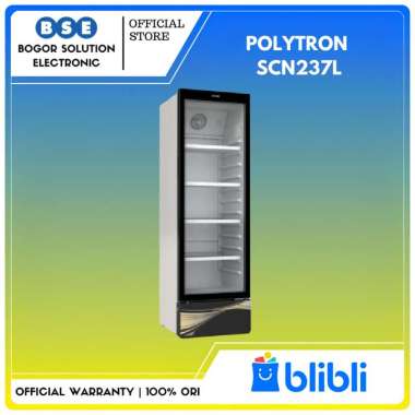 Kulkas Showcase Polytron SCN 237 4 Rak 285 Liter Showcase SCN237