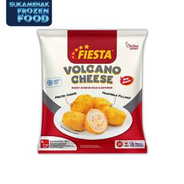 Promo Harga Fiesta Naget Volcano Cheese 500 gr - Blibli