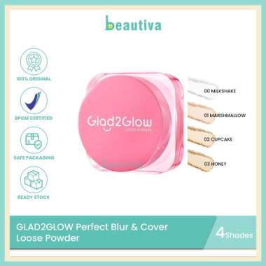 Glad2Glow Perfect Blur & Cover Loose Powder 02 Cupcake