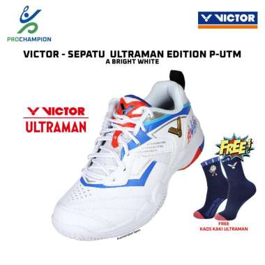 Sepatu Badminton VICTOR Ultraman Edition P-UTM A Bright White 38