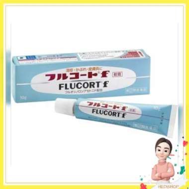 Flucort F untuk Eczema Dermatitis Salep Gatal Original Jepang 10gr