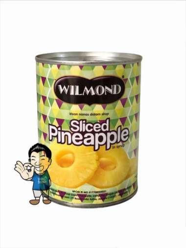 Wilmond Sliced Pineapple- Buah nanas Kaleng 567g