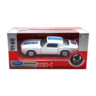 Welly Nex 1:34 - 1972 Pontiac Firebird Trans AM Putih
