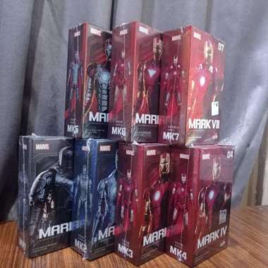 ZD TOYS MARVEL IRON MAN 4 INCH SCALE MARK 1 SAMPAI MARK 7
