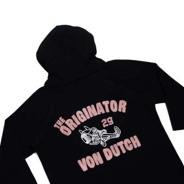 Von Dutch Raw Hoodie 1449 Black L