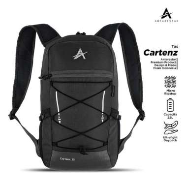 ANTARESTAR Daypack Sekolah Tas Ransel New Backpack Cartenz Series 22 Liter Antarestar Wanita Hitam