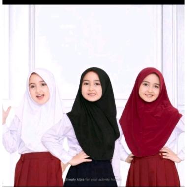 hijab nak / bergo hamidah anak termurah hamidah anak hitam