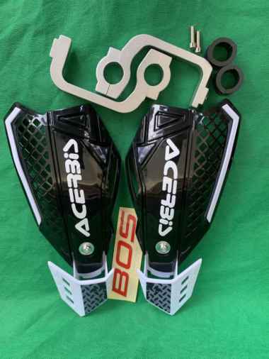 Handguard Model Acerbis Breket Besi Cnc Handguard Acerbis Klx Crf Dll Hitam