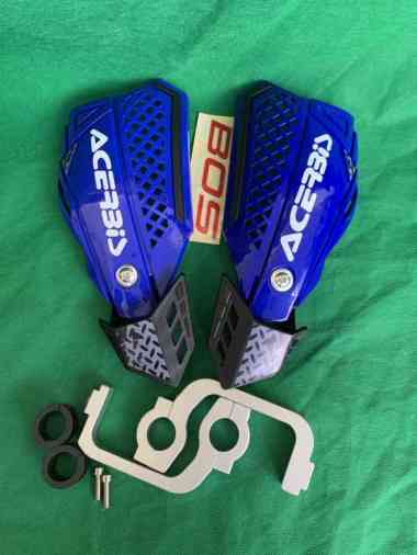 Handguard Model Acerbis Breket Besi Cnc Handguard Acerbis Klx Crf Dll Biru