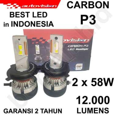 Lampu Led All New Brio Autovision Carbon P2 11000Lumens 50W 5700K P3