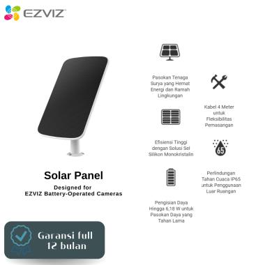 EZVIZ Solar Charging Panel / Solar Panel Portable for C3A IP Camera