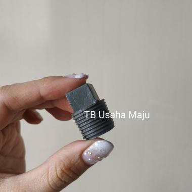Fitting Plug / Dop Drat Luar Pipa PVC 1/2" & 3/4" Rucika Pralon 1/2"