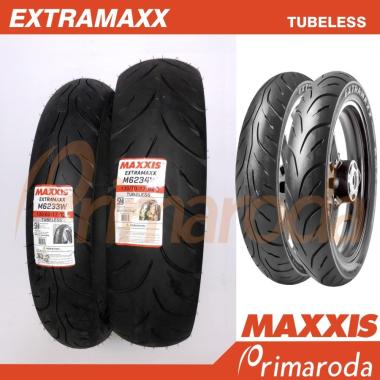 Sepasang Ban Tubeless 100/80-17 dan 130/70-17 Maxxis Extramaxx