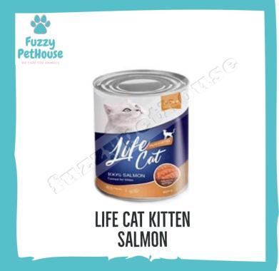 Life Cat Kitten Salmon kaleng Life Cat Kitten Tuna can 400gr kucing Kitten Salmon