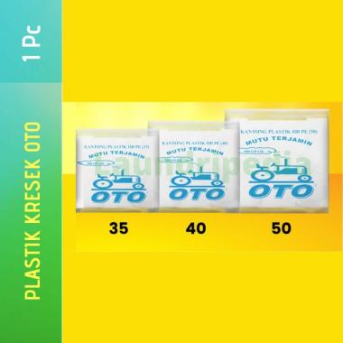 Kantong Kresek / Kantong Plastik OTO - Putih 50 (Putih)