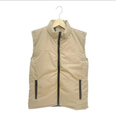 Rompi Parasut Vest Pria Cream XL