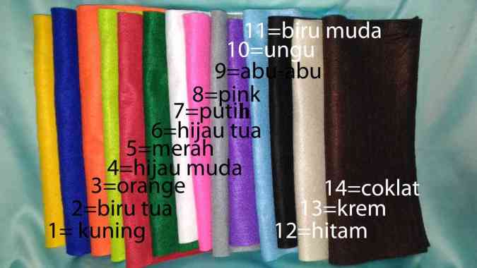 Kain Flanel Hitam Satu 1 1m Meter an Bagus Murah READY STOCK