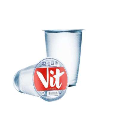 VIT air mineral Minuman Kemasan Gelas Satuan 200 ML pakingstandart