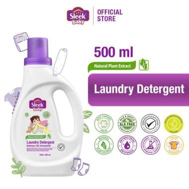 Sleek Baby Laundry Detergent - Sabun Cuci Pakaian Bayi - 500ML BOTOL