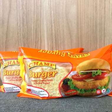 Champ burger ayam / CHAMP chicken burger