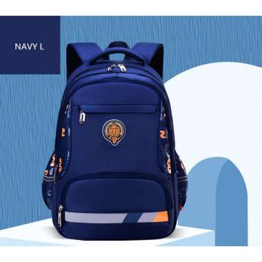 Tas Sekolah Anak / Tas Anak Anti Air Navy L