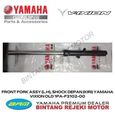 FRONT FORK ASSY (L.H), SHOCK DEPAN (KIRI) YAMAHA VIXION OLD