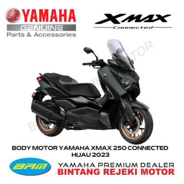 BODY MOTOR YAMAHA XMAX 250 CONNECTED HIJAU 2023