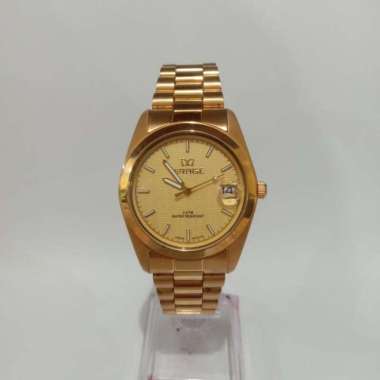 JAM TANGAN PRIA MIRAGE 195 TS 195 ORIGINAL GARANSI RESMI FULL GOLD