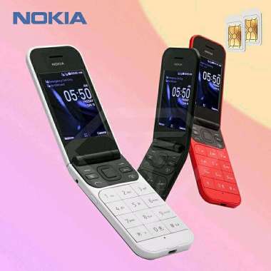 NOKIA 2720 FLIP dual sim garansi hp jadul lipat free packing