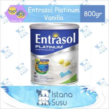 Promo Harga Entrasol Platinum Vanilla 800 gr - Blibli