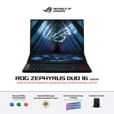 ASUS ROG Zephyrus Duo GX650RM-R736G7T-O - Black