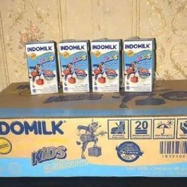 UHT Indomilk 115ml-1 Karton-40pcs-Susu Kotak-All Varian-Grosir-Murah - Full Cream