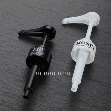 Syrup Pump | Pompa Botol Sirup | Syrup Bottle Pump - Hitam Putih