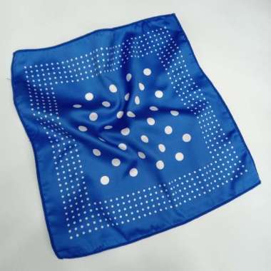 POCKET SQUARE BIRU MOTIF PRIA HANKY SAPU TANGAN JAS BLAZER - B x