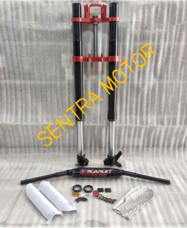 Up Side Down / Shock Depan USD Kawasaki KLX 150 SCARLET MX Series Doub black/orang