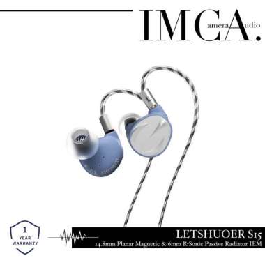 Letshuoer S15 / S 15 14.8mm Planar Magnetic 6mm Passive Radiator IEM