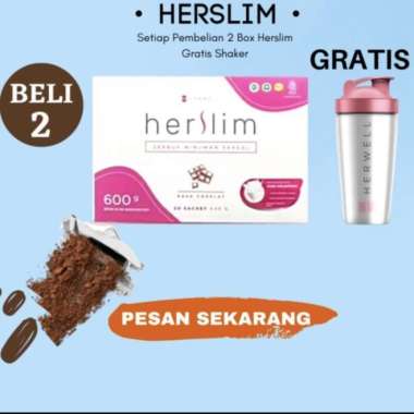 Susu diet HERSLIM / susu coklat diet HERWELL / sereal diet