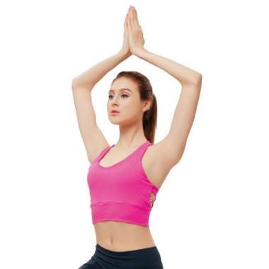 VERISH Baju Yoga / Bra Yoga Sport DL 96079 Pink / Bra Olahraga / Bra Yoga / Jual Bra Olahraga Wanita