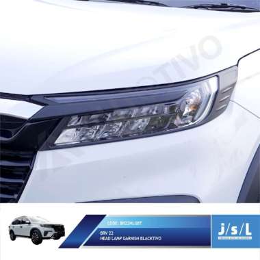 All New BRV 2022 Headlamp Garnish Blacktivo JSL Cover Lampu Depan