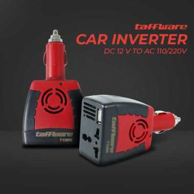 Taffware Car Inverter DC 12 V to AC 110/220V 5V USB 150W