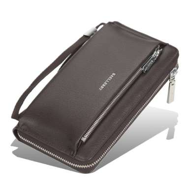 S1081 Dompet Pria Wanita Panjang Bahan Kulit PU Leather Premium BAEOS