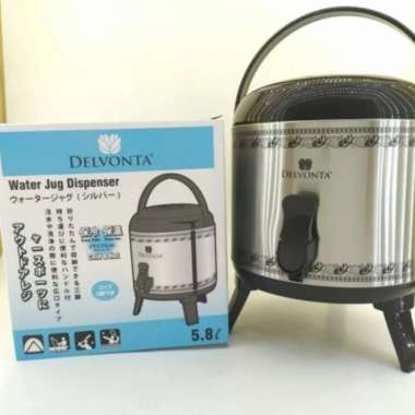 Water Jug Tank Dispenser Teh Kopi Drink Jar Stainless 5.8 Liter Japan