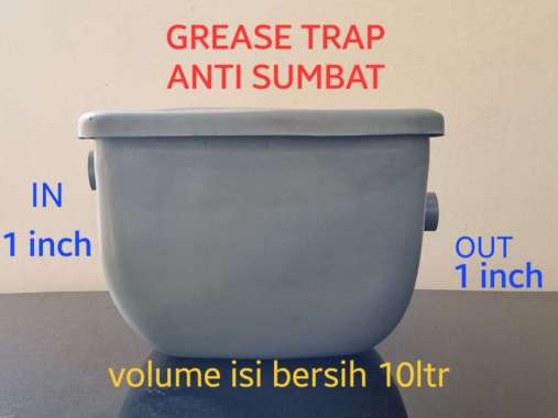 GREASE TRAP FIBERGLASS ANTI TERSUMBAT BAK CUCI PIRING SOLUSI SUMBAT DAPUR MAMPET (HANYA) GREASE TRAP